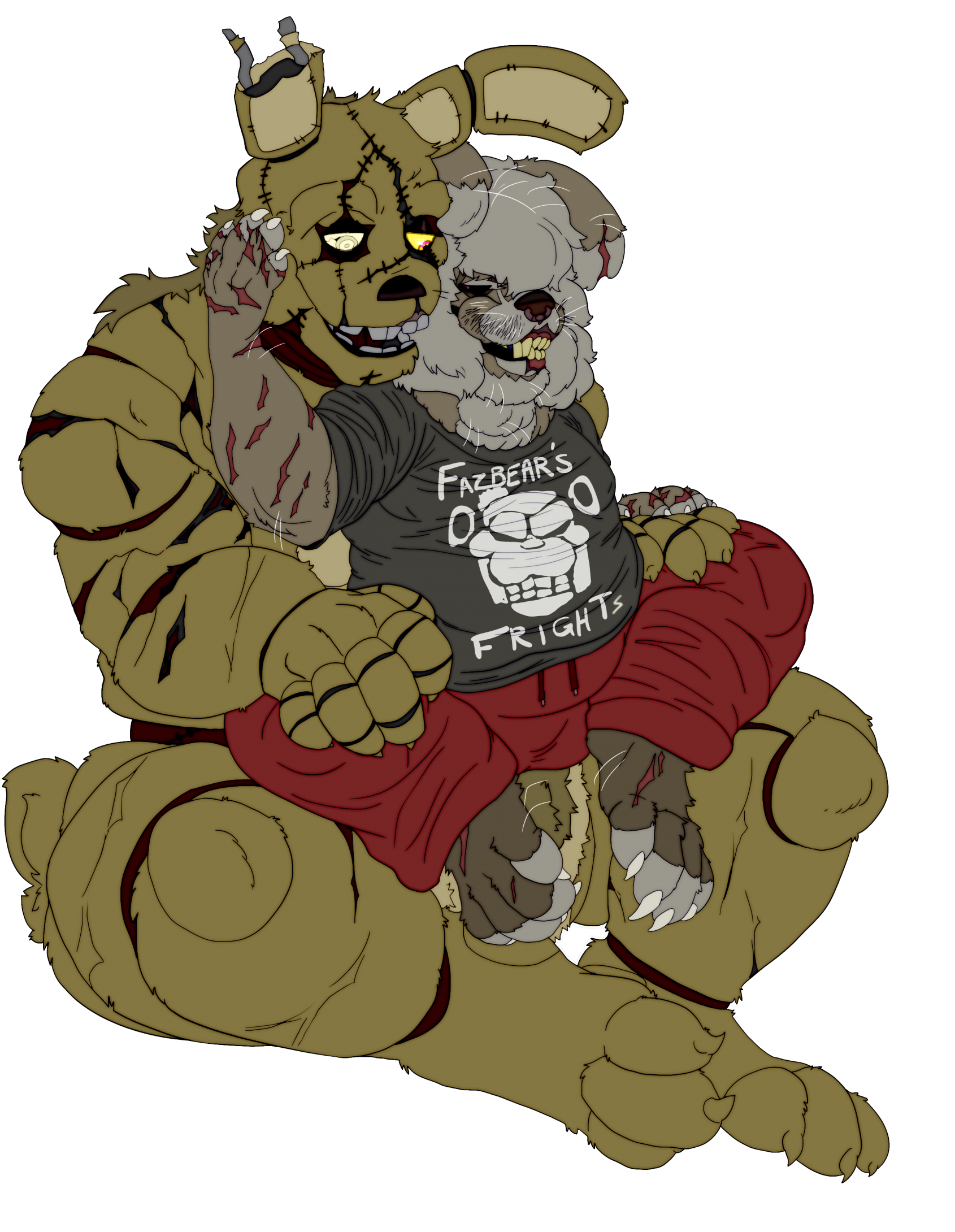 Illustration de personnage Furry joyeux